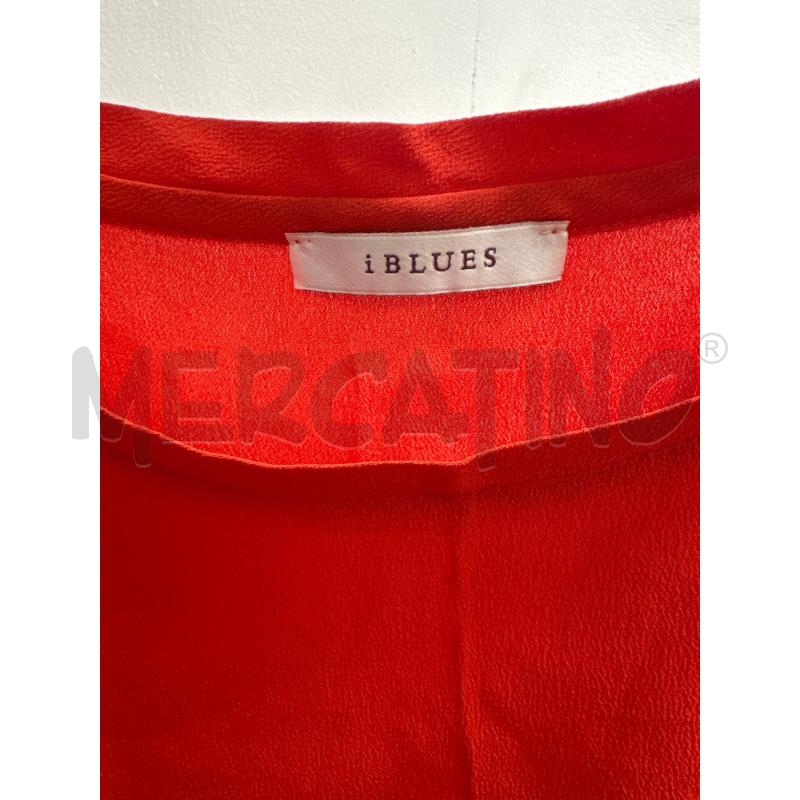 CAMICIA DONNA TOP ROSSA I BLUES | Mercatino dell'Usato Montesilvano 2