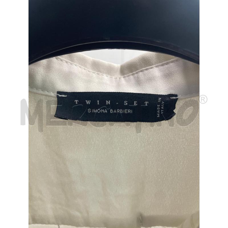 CAMICIA DONNA TWINSET SIMONA BARBIERI BEIGE SMANICATA | Mercatino dell'Usato Montesilvano 2