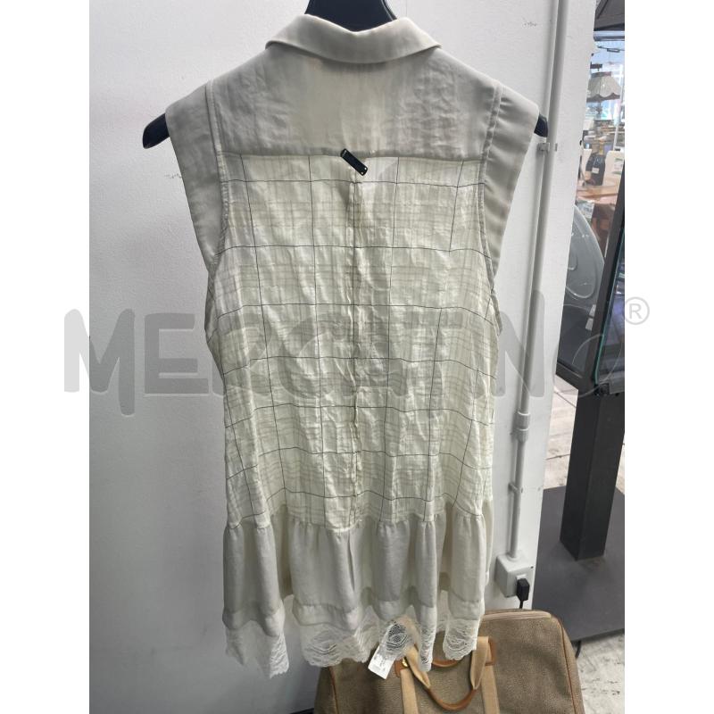 CAMICIA DONNA TWINSET SIMONA BARBIERI BEIGE SMANICATA | Mercatino dell'Usato Montesilvano 3
