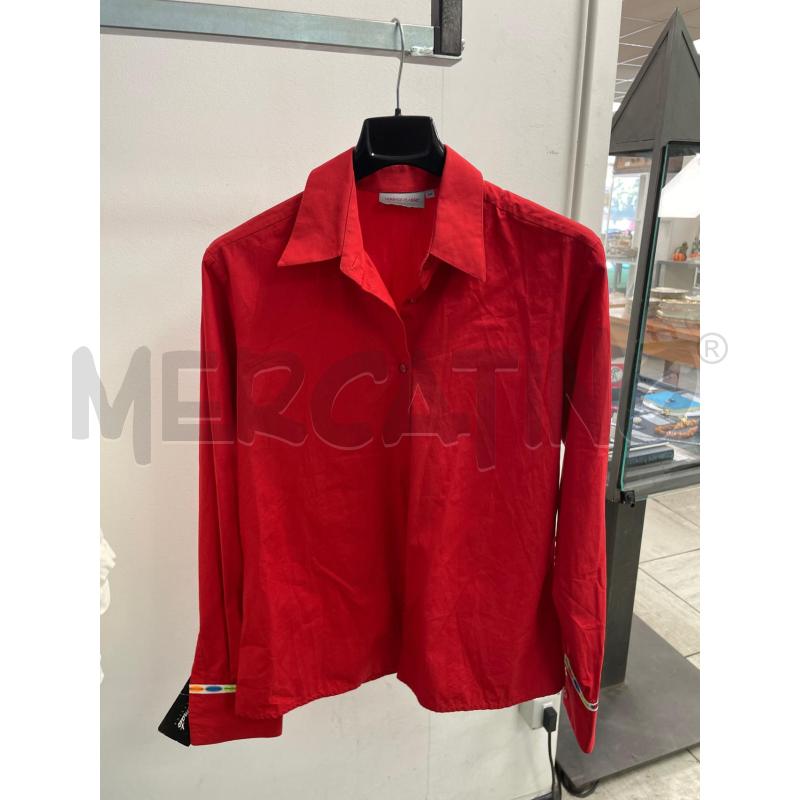 CAMICIA DONNA VERSACE CLASSIC ROSSA | Mercatino dell'Usato Montesilvano 1