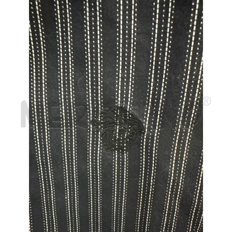 CAMICIA DONNA VERSACE JEANS COUTURE NERA RIGHINE BIANCHE  | Mercatino dell'Usato Montesilvano 3