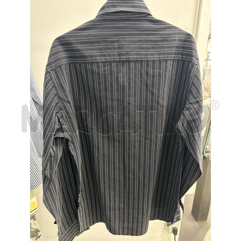 CAMICIA DONNA VERSACE JEANS COUTURE NERA RIGHINE BIANCHE  | Mercatino dell'Usato Montesilvano 4