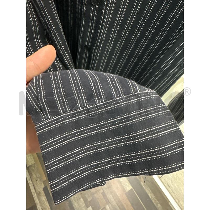 CAMICIA DONNA VERSACE JEANS COUTURE NERA RIGHINE BIANCHE  | Mercatino dell'Usato Montesilvano 5