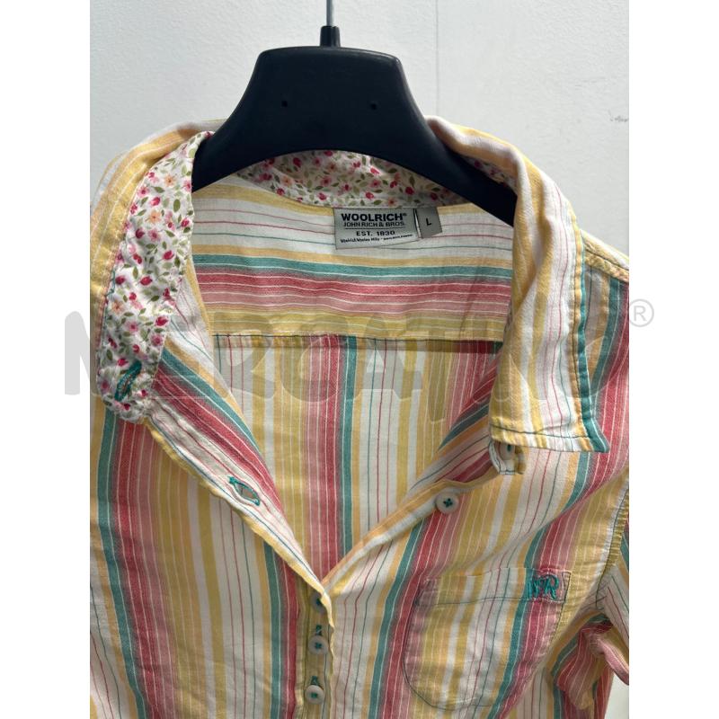 CAMICIA DONNA WOOLRICH GIALLA ROSA AZZURRA | Mercatino dell'Usato Montesilvano 2