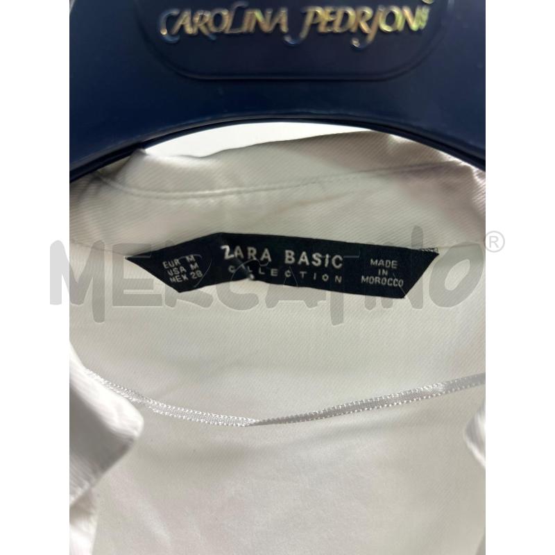 CAMICIA DONNA ZARA BIANCA BOTTONI DORATI | Mercatino dell'Usato Montesilvano 2