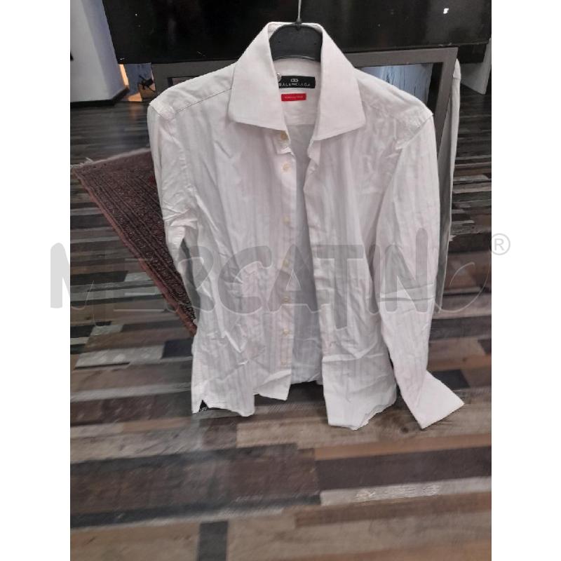 CAMICIA UOMO BALENCIAGA BIANCA TG 15/38 | Mercatino dell'Usato Montesilvano 1