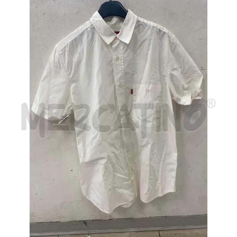 CAMICIA UOMO BIANCA LEVIS TG MEDIUM | Mercatino dell'Usato Montesilvano 1