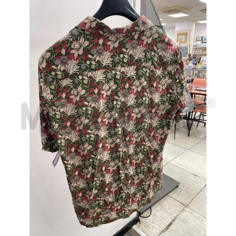 CAMICIA UOMO CAMICISSIMA VERDE FIORI ROSA  | Mercatino dell'Usato Montesilvano 3