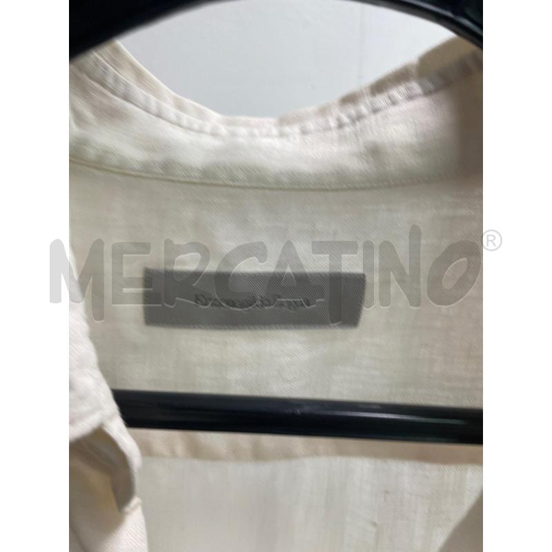 CAMICIA UOMO ERMENEGILDO ZEGNA BIANCA MEZZA MANICA LINO | Mercatino dell'Usato Montesilvano 2