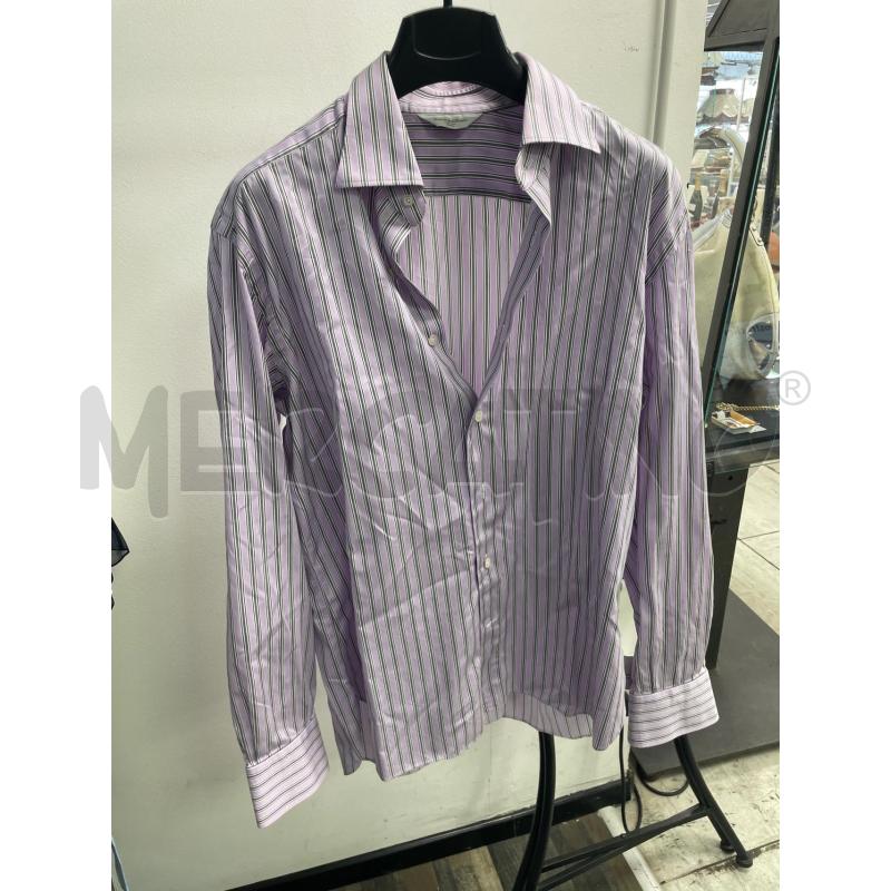 CAMICIA UOMO ERMENEGILDO ZEGNA ROSA RIGA GRIGIO TG 42 | Mercatino dell'Usato Montesilvano 1