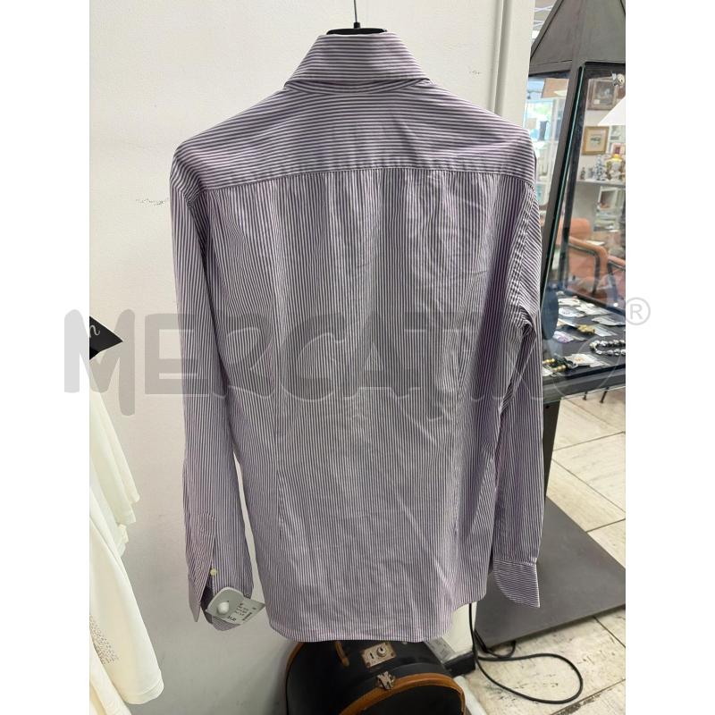 CAMICIA UOMO FAY BIANCA RIGHINE VIOLA | Mercatino dell'Usato Montesilvano 3