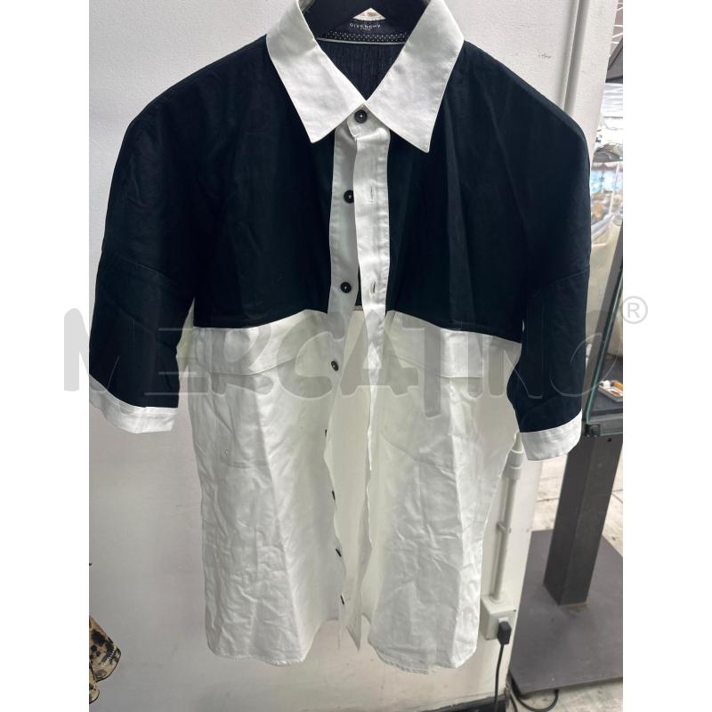 CAMICIA UOMO GIVENCHY BIANCA NERA MEZZA MANICA  | Mercatino dell'Usato Montesilvano 1