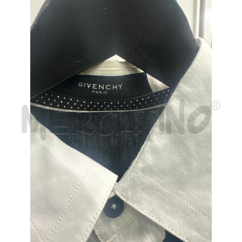 CAMICIA UOMO GIVENCHY BIANCA NERA MEZZA MANICA  | Mercatino dell'Usato Montesilvano 2