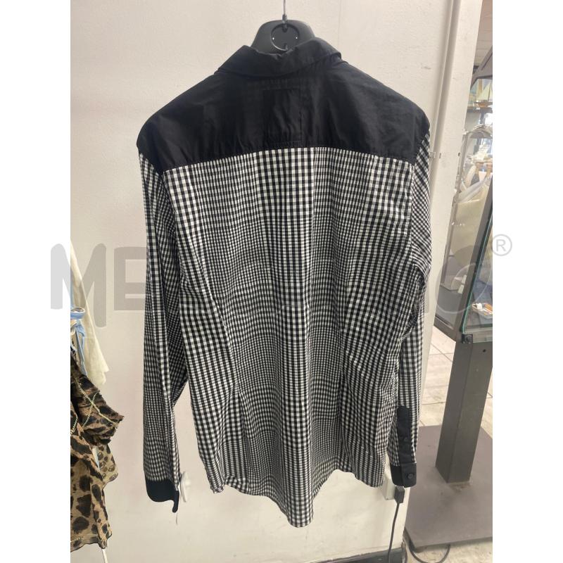 CAMICIA UOMO GUESS BIANCA QUADRETTATA NERA | Mercatino dell'Usato Montesilvano 3