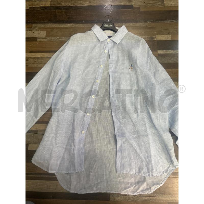 CAMICIA UOMO JECKERSON AZZURRA BIANCA  | Mercatino dell'Usato Montesilvano 1