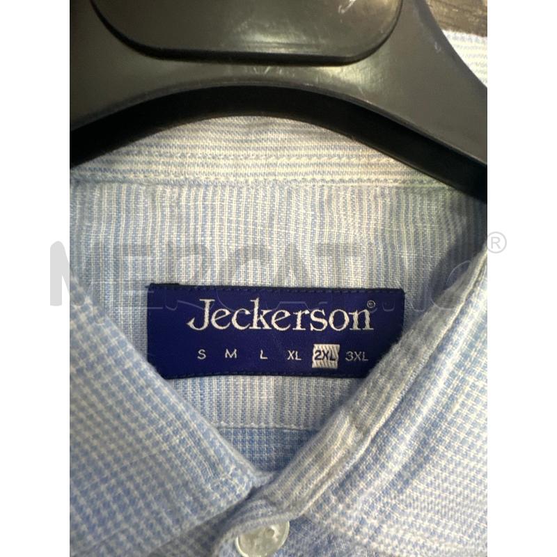 CAMICIA UOMO JECKERSON AZZURRA BIANCA  | Mercatino dell'Usato Montesilvano 3