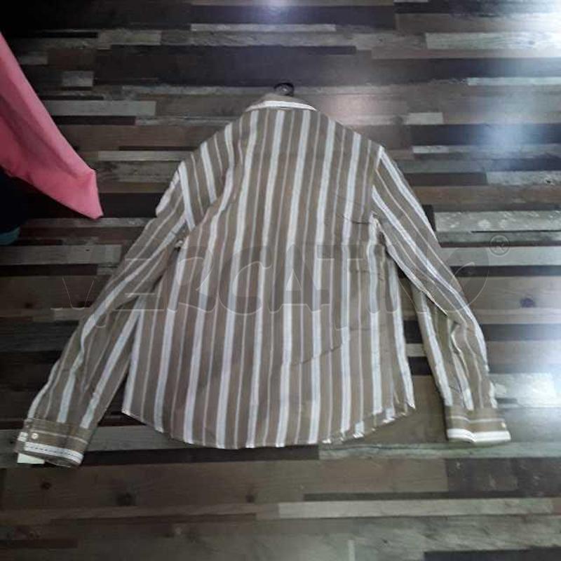 CAMICIA UOMO JUST CAVALLI RIGHINE BIANCHE LOGO | Mercatino dell'Usato Montesilvano 2