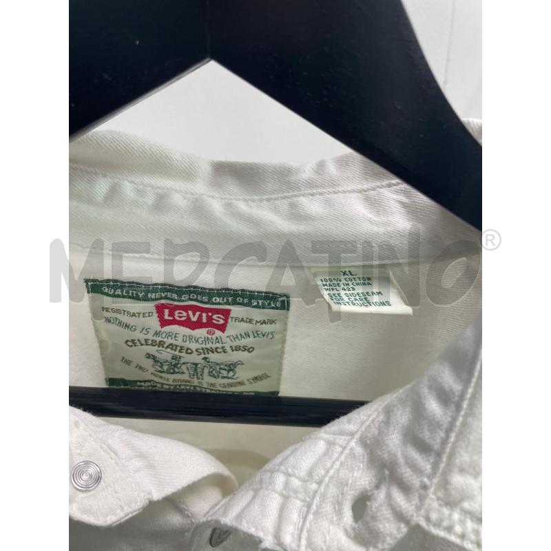 CAMICIA UOMO LEVIS BIANCA JEANS  | Mercatino dell'Usato Montesilvano 2