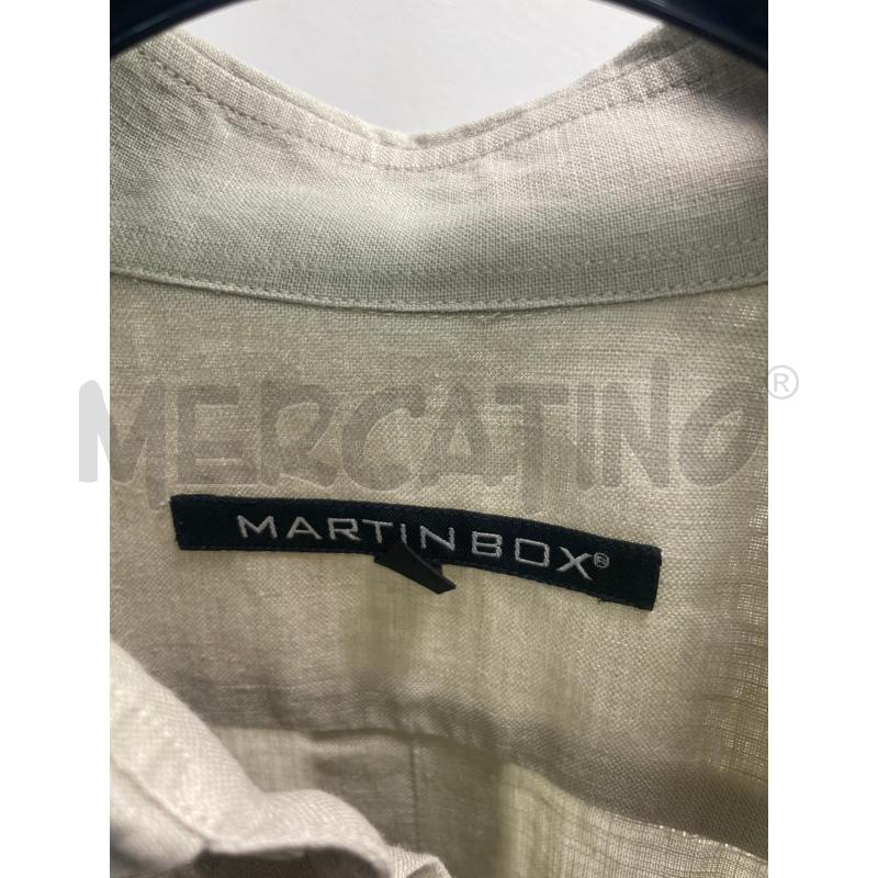 CAMICIA UOMO MERINBOX BEIGE FIORI RICAMATI | Mercatino dell'Usato Montesilvano 2