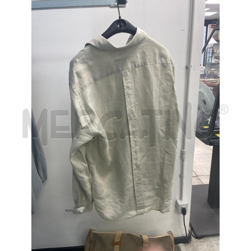 CAMICIA UOMO MERINBOX BEIGE FIORI RICAMATI | Mercatino dell'Usato Montesilvano 3
