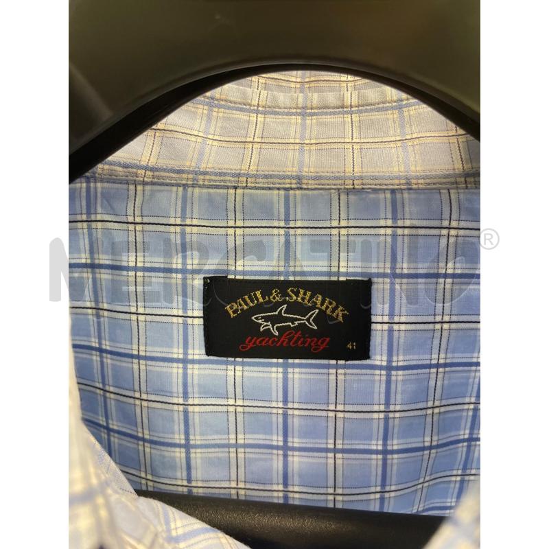 CAMICIA UOMO PAUL & SHARK YACHTING AZZURRA QUADRETTATA | Mercatino dell'Usato Montesilvano 2