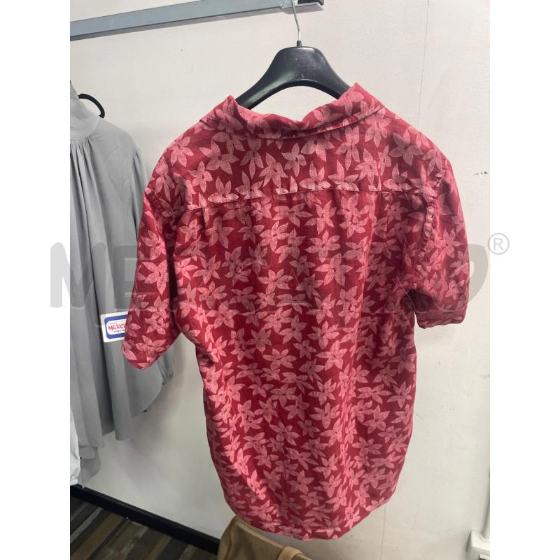 CAMICIA UOMO POWELL ROSSA FIORI  | Mercatino dell'Usato Montesilvano 2