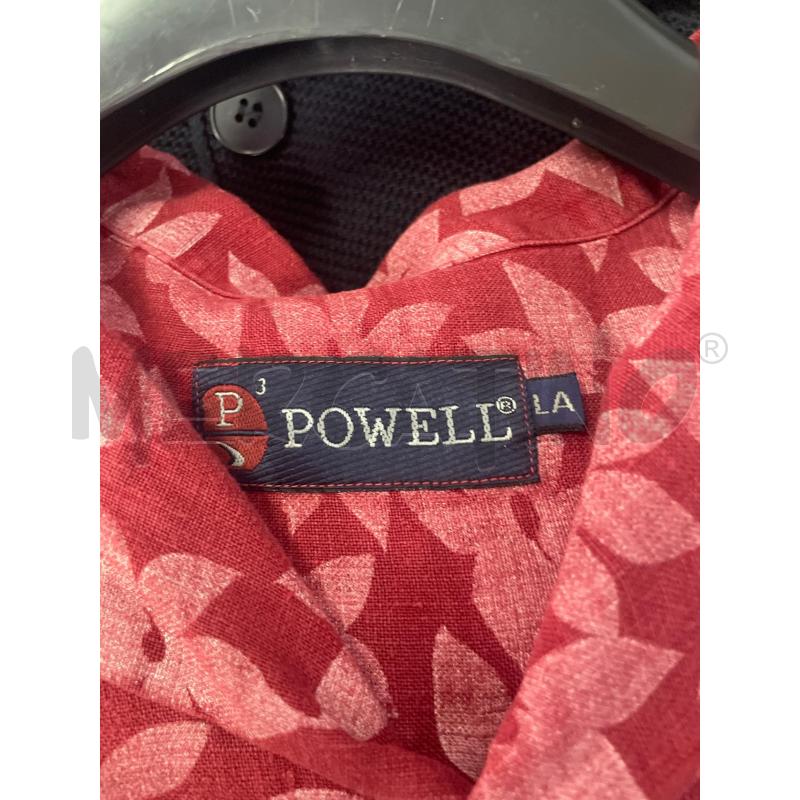 CAMICIA UOMO POWELL ROSSA FIORI  | Mercatino dell'Usato Montesilvano 3