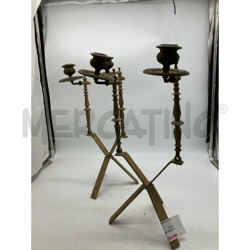 CANDELABRO COPPIA VINTAGE | Mercatino dell'Usato Montesilvano 2