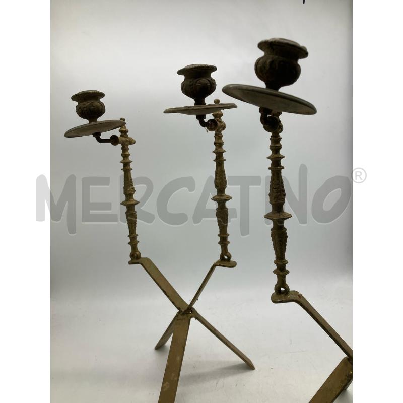 CANDELABRO COPPIA VINTAGE | Mercatino dell'Usato Montesilvano 3
