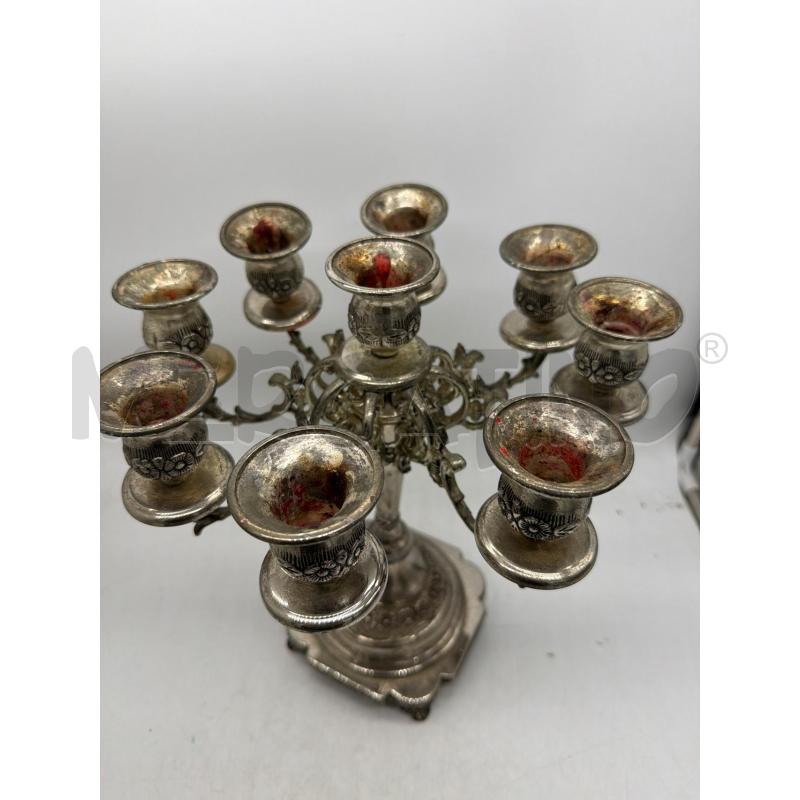 CANDELABRO METALLO 33CM ALTO | Mercatino dell'Usato Montesilvano 2