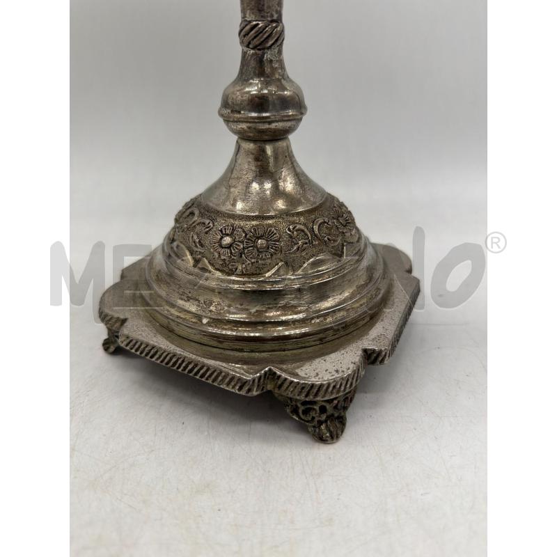 CANDELABRO METALLO 33CM ALTO | Mercatino dell'Usato Montesilvano 3