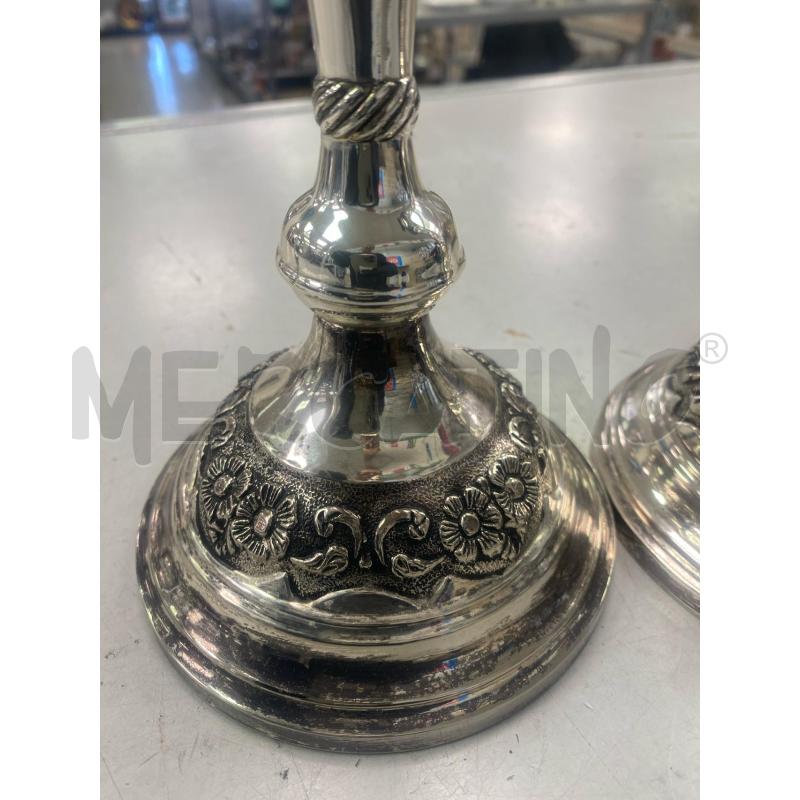 CANDELIERI COPPIA METALLO | Mercatino dell'Usato Montesilvano 4
