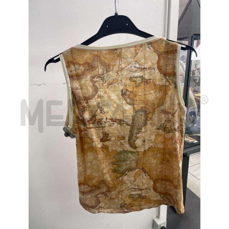 CANOTTA DONNA 1A CLASSE ARANCIO BIANCA FANTASIA GEO | Mercatino dell'Usato Montesilvano 2