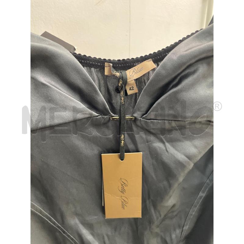 CANOTTA DONNA BETTY BLUE GRIGIA NERA BODY  | Mercatino dell'Usato Montesilvano 2