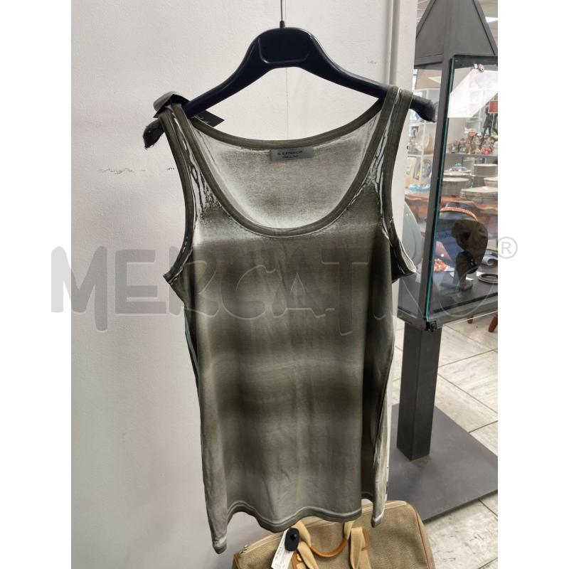CANOTTA DONNA D.EXTERIOR GRIGIO BIANCA EFFETTO MACCHIATO | Mercatino dell'Usato Montesilvano 1