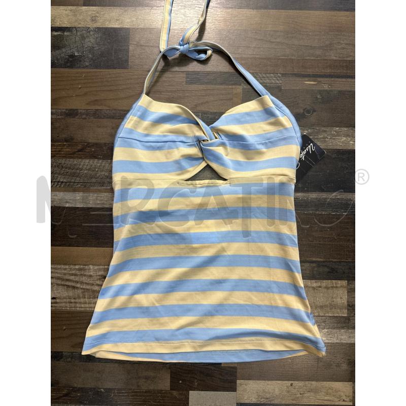 CANOTTA DONNA D&G RIGHE AZZURRE | Mercatino dell'Usato Montesilvano 1