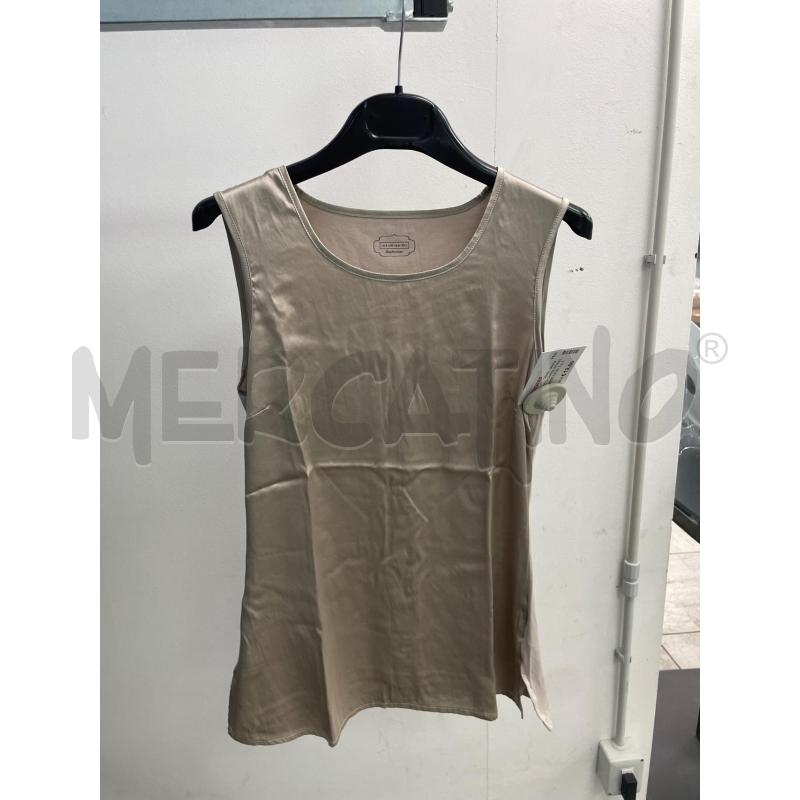 CANOTTA DONNA INTIMISSIMI BEIGE SATINATA | Mercatino dell'Usato Montesilvano 1