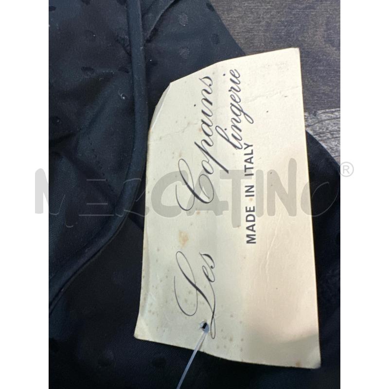 CANOTTA DONNA LES COPAINS LINGERIE NERA POIS | Mercatino dell'Usato Montesilvano 3