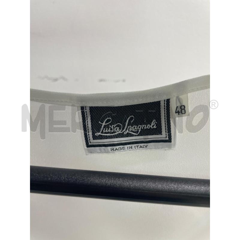 CANOTTA DONNA LUISA SPAGNOLI BIANCA  | Mercatino dell'Usato Montesilvano 2