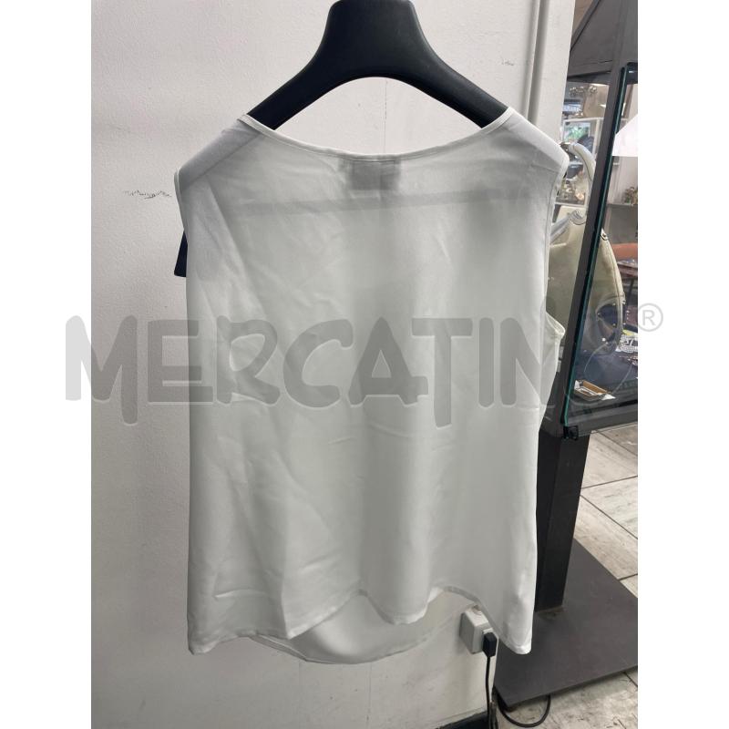 CANOTTA DONNA LUISA SPAGNOLI BIANCA  | Mercatino dell'Usato Montesilvano 3