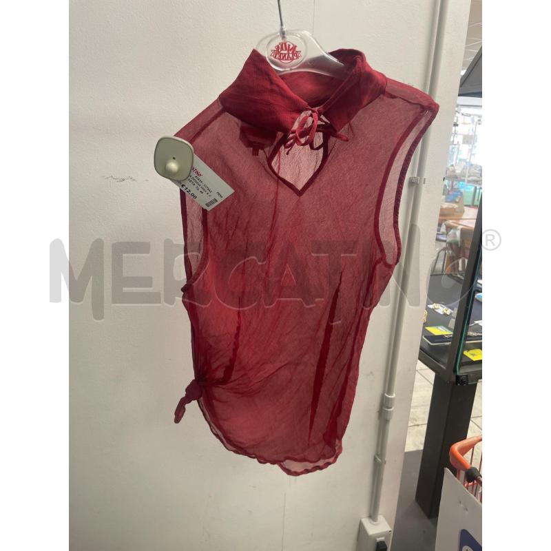 CANOTTA DONNA MAX & CO ROSSA SETA | Mercatino dell'Usato Montesilvano 2