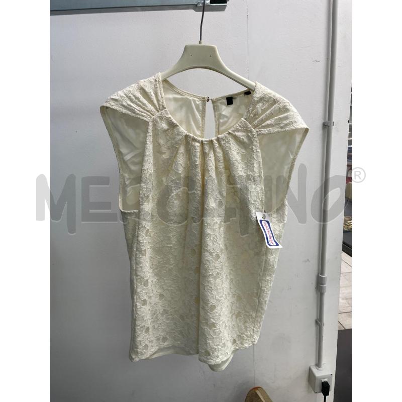 CANOTTA DONNA PIZZO BIANCO  | Mercatino dell'Usato Montesilvano 1