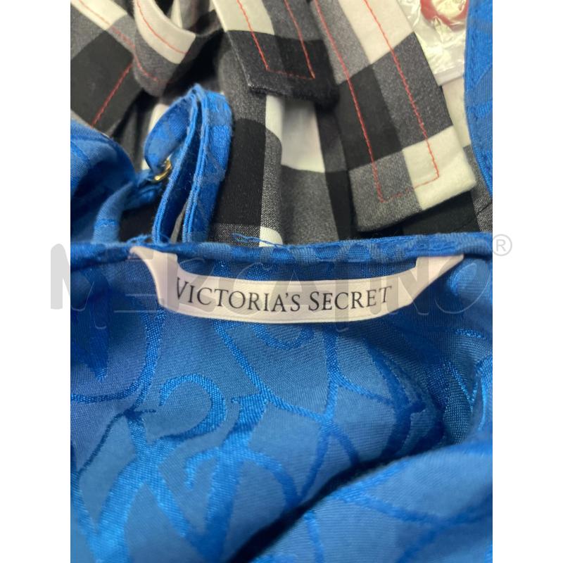 CANOTTA DONNA VICTORIA SECRET BLU LOGATA | Mercatino dell'Usato Montesilvano 3