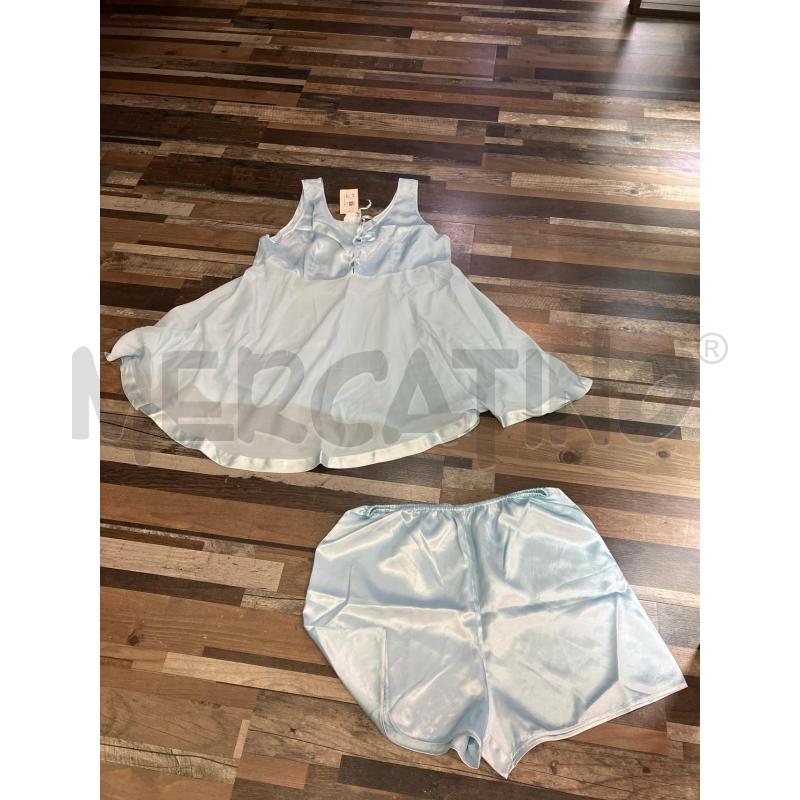 CANOTTA DONNA + SLIP CELESTE TG M | Mercatino dell'Usato Montesilvano 1