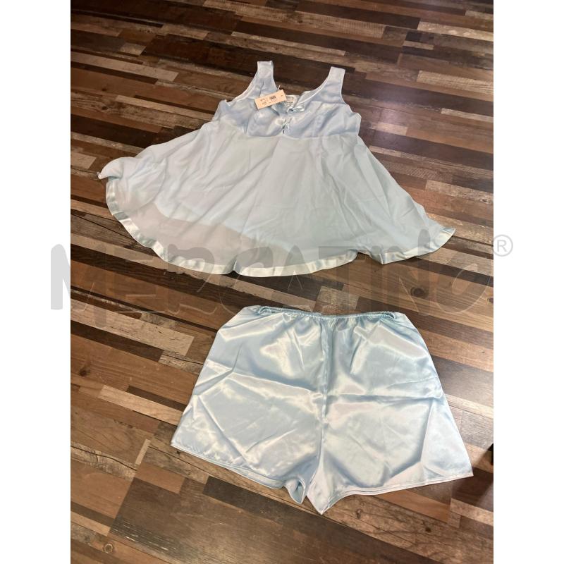 CANOTTA DONNA + SLIP CELESTE TG M | Mercatino dell'Usato Montesilvano 3