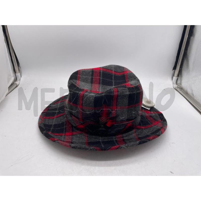 CAPPELLO DONNA REPLAY QUADRI ROPSSO NERO TG M | Mercatino dell'Usato Montesilvano 2