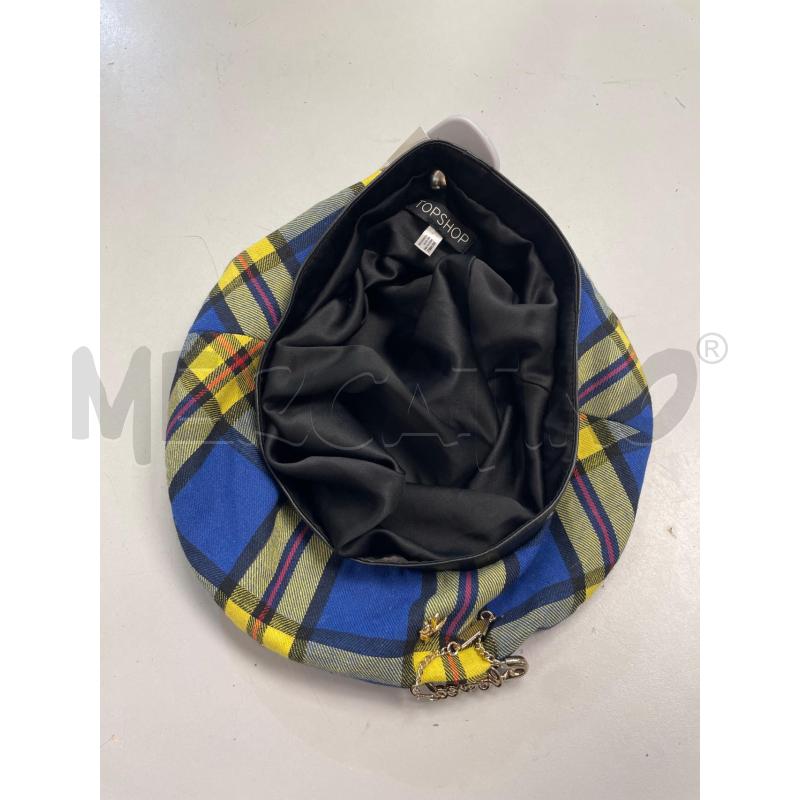 CAPPELLO DONNA TOP SHOP BLU GIALLO CATENINA | Mercatino dell'Usato Montesilvano 2
