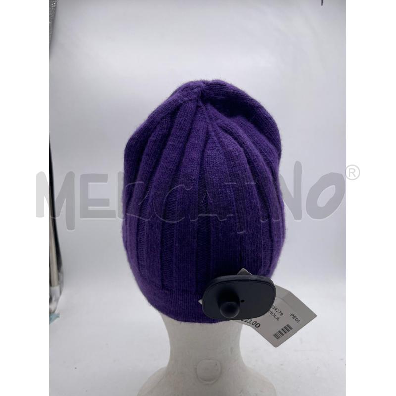CAPPELLO DONNA VIOLA VALNTINO SCRITTA GRIGIA | Mercatino dell'Usato Montesilvano 2