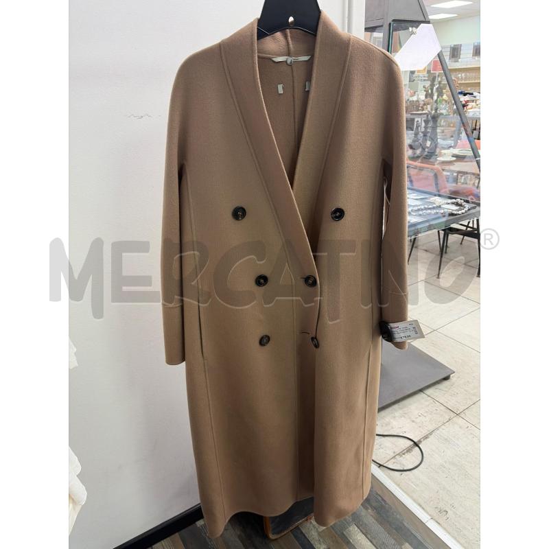 CAPPOTTO DONNA BEIGE LUNGO SMARCHIATO LANA | Mercatino dell'Usato Montesilvano 1