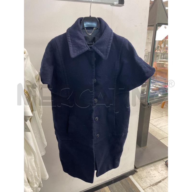 CAPPOTTO DONNA BLU INFELTRITO SMARCHIATO  | Mercatino dell'Usato Montesilvano 1